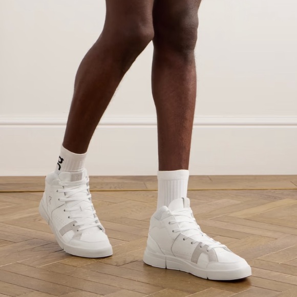 NWOT ON + Roger Federer The Roger Clubhouse Mid Sneakers - Picture 1 of 14